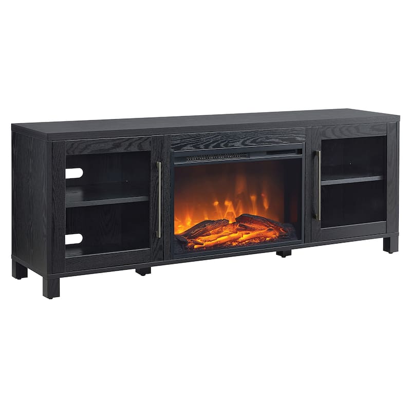 Quincy TV Stand with Fireplace Insert