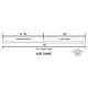 preview thumbnail 11 of 11, ATI Home Vine 1" Adjustable Curtain Rod and Finial Set