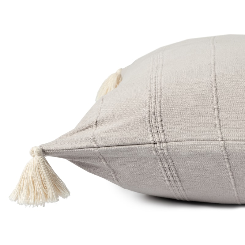 Sevita Subtle Striped Turkish Cotton Throw Pillow