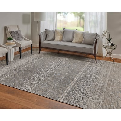 Adana R39LG Distressed Transitional Area Rug
