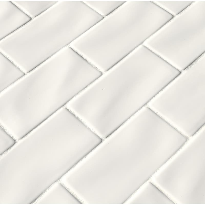Ackland AKM-C-3X6TLG-CA 3" x 6" Ceramic and Porcelain Solid Wall Tile