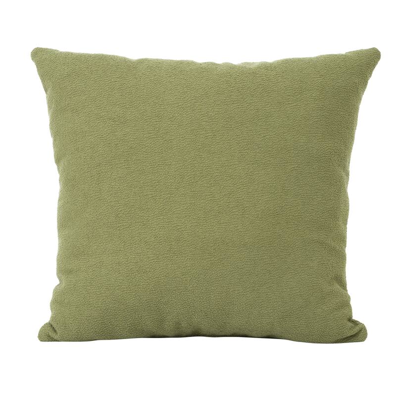 Modern 26.77" Upholstered Arm Chair with Solid Wood Legs and Waist Pillow