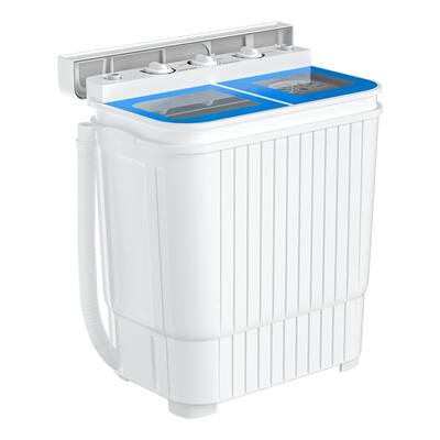 Suncrown Portable Mini Compact Twin Tub 21.6lbs Washing Machine Washer