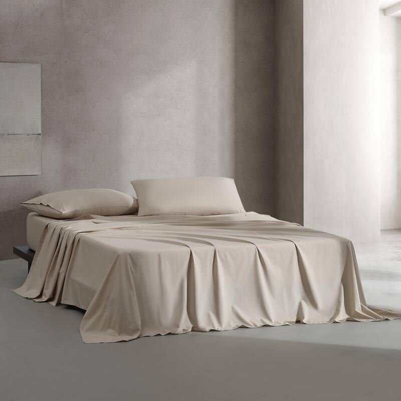 Calvin Klein Naturals Solid 4 Piece Sheet Set