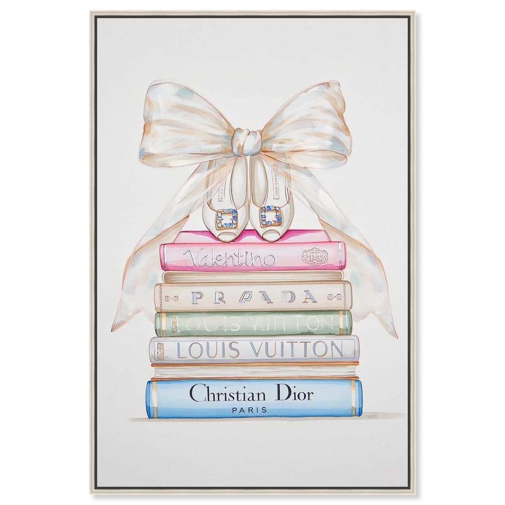 Heel and Luxury Books I Canvas by Art Remedy