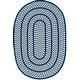 preview thumbnail 42 of 57, SAFAVIEH Handmade Braided Levina Country Rug 3' x 5' Oval - Ivory/Navy - Oval