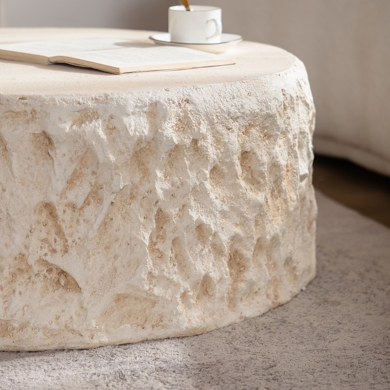 Mid-Century Round Centre Coffee Table - 8' x 10'