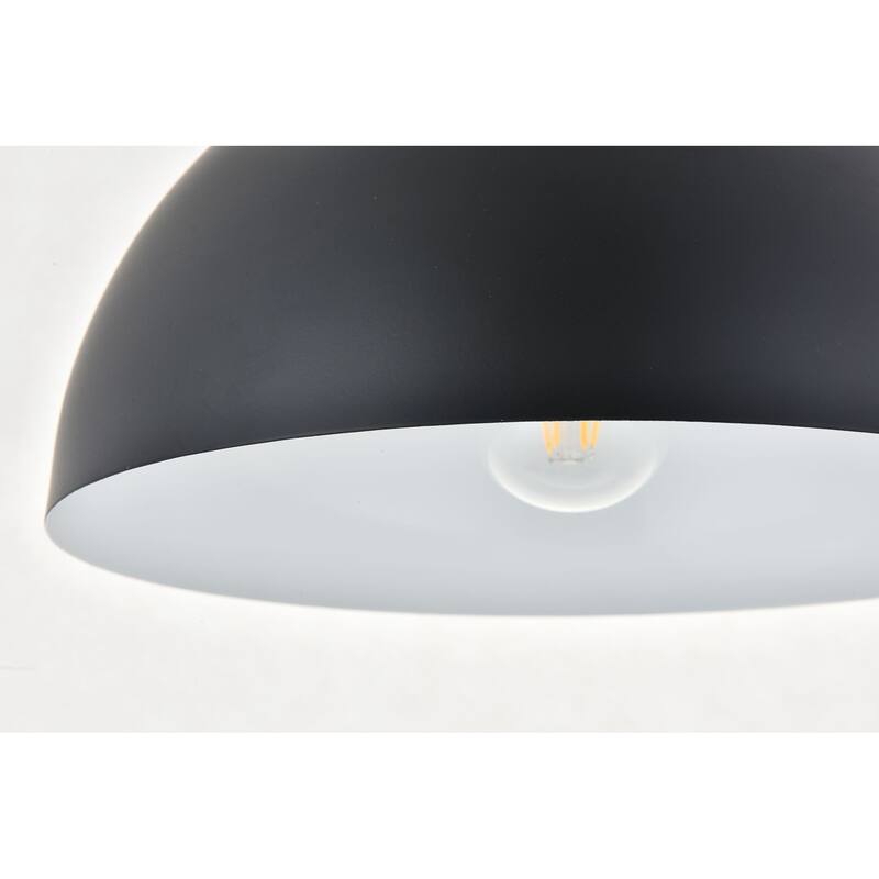 Elegant Lighting Forte Single Light 12" Wide Pendant