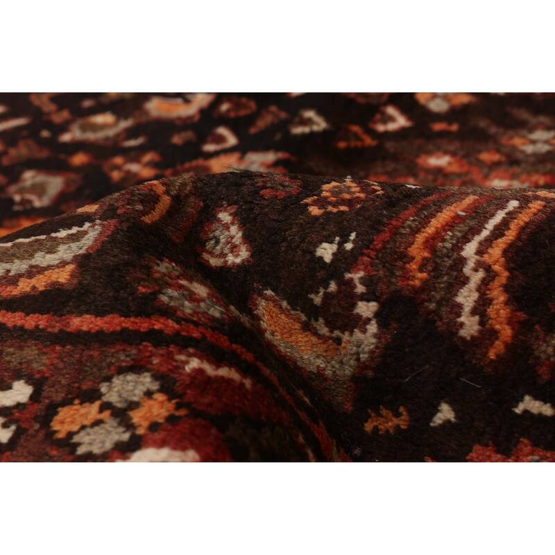 ECARPETGALLERY Hand-knotted Andelz Brown Wool Rug - 4'2 x 9'5