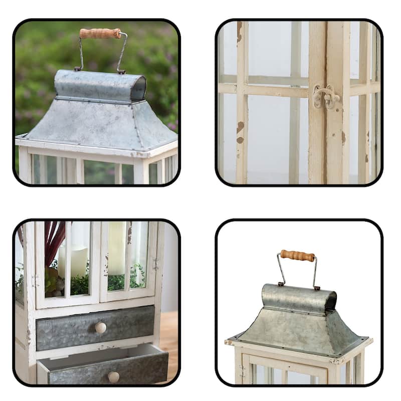 Hurricane Lantern Holder Decor