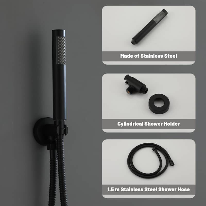 2-Function 10-In Wall Mounted Shower System