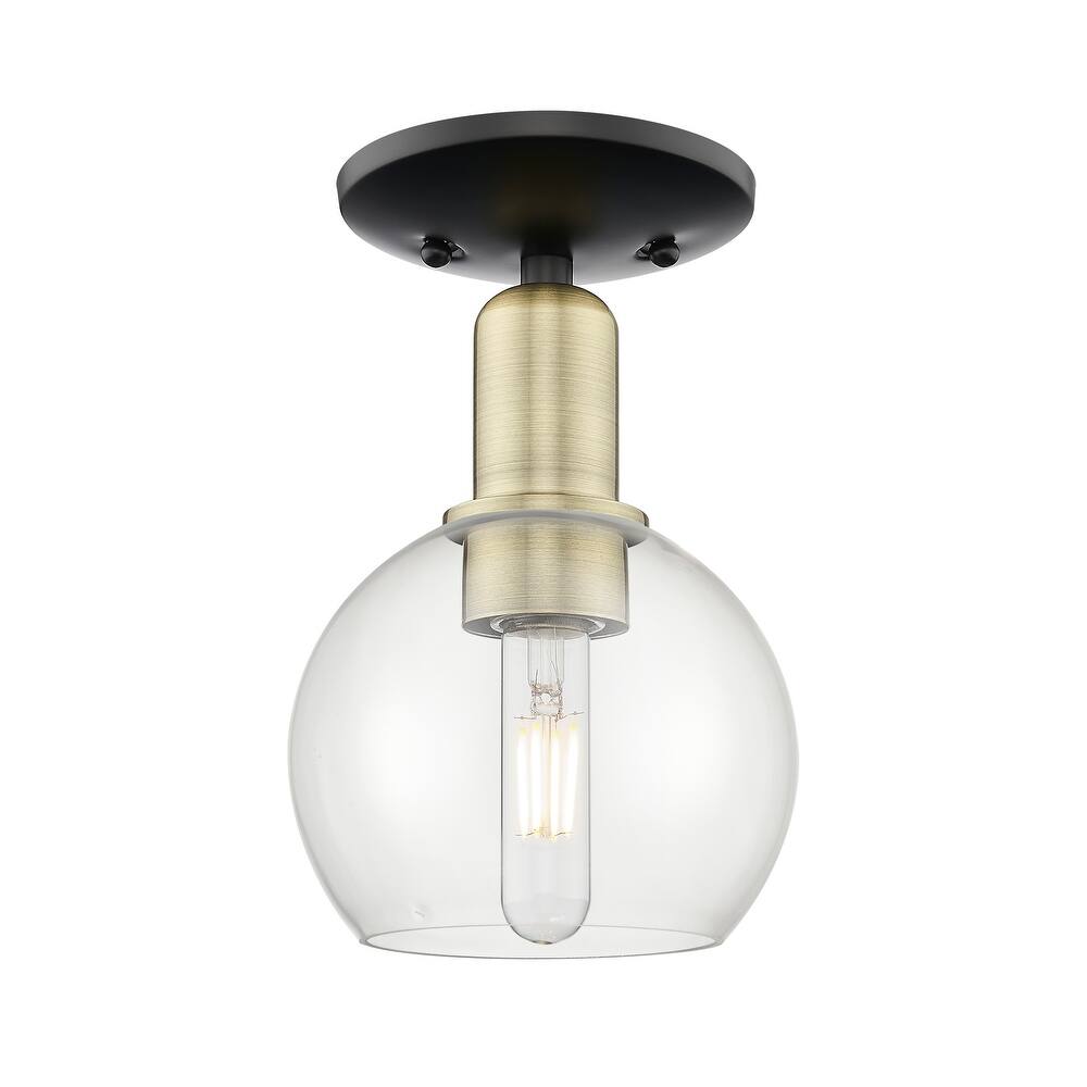 Innovations Lighting Endless Possibilities Arcadia - Athens - 1 Light 6" Semi-Flush Mount