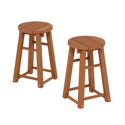 Furinno Tioman Outdoor Bar Stool, Set of 2