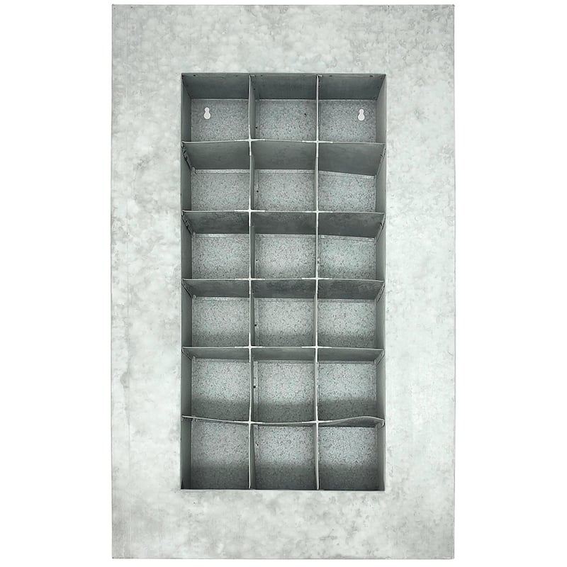 Carson Carrington Tasback Galvanized Steel/ Zinc Succulent Planter
