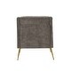 preview thumbnail 36 of 53, Hyperboreüs Upholstery Accent Armchair with Tufted Back by HULALA HOME