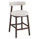 preview thumbnail 18 of 39, Christopher Knight Home - Riven Rubberwood Upholstery Counter Stool Set of 2