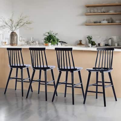 Farmhouse 24" Spindle Wood Counter Stools