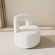 preview thumbnail 6 of 11, BELLEZE Teddy Accent Chair with Open-Back, 360° Rotating Base - Burke