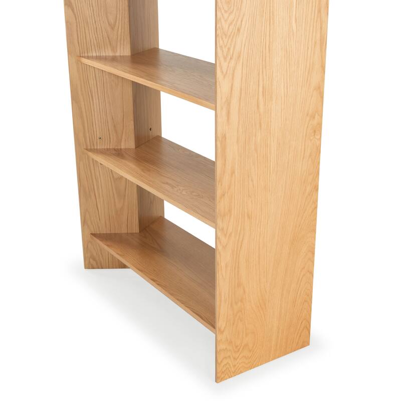 SAFAVIEH Couture Norrington Wood 5 Shelf Bookshelf - 38"W x 15"D x 76"H