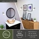 preview thumbnail 3 of 6, Huntley 1-Light 6.75 in. W Satin Nickel Bathroom Vanity Lighting Fixture, White Schoolhouse Glass Globe, Wall Mounted Sconce