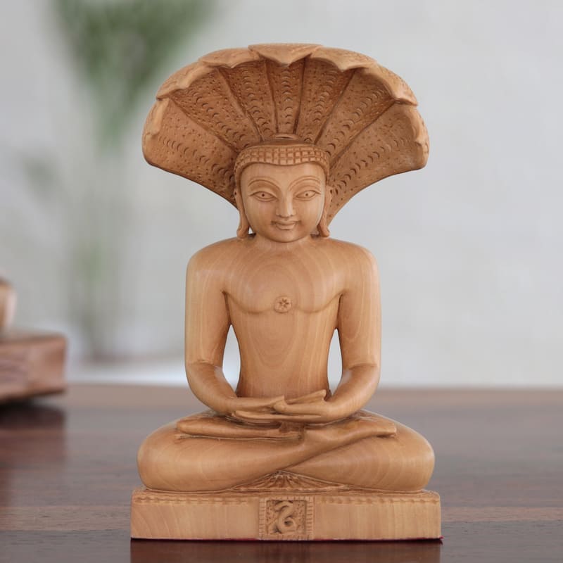 Novica Handmade Shelter From The Storm Wood Sculpture