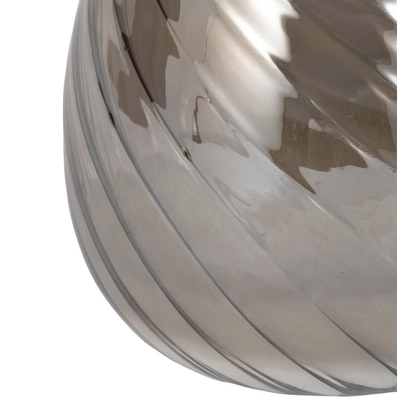 Modern Glass Hourglass Sculpture - Home Decor