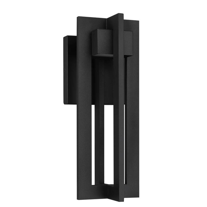 13" Black Integrated LED Outdoor Wall Sconce