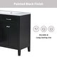 preview thumbnail 8 of 14, 36" Bathroom Vanity with Sink Combo, Black Bathroom Cabinet with Drawers, Solid Frame and MDF Board