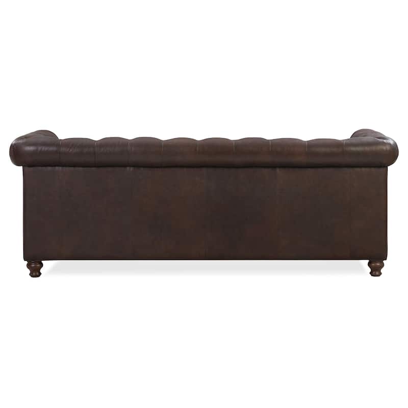 Poly & Bark Lyon 87" Sofa - Full Grain Genuine Italian Leather