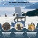 preview thumbnail 21 of 68, Shoreside Kids Outdoor Poly Adirondack Chair with Cup Holder (Set of 2)