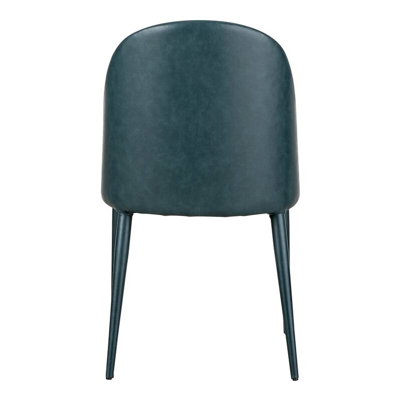 Aurelle Home Beau Modern Vegan Leather Parson Dining Chairs (Set of 2)