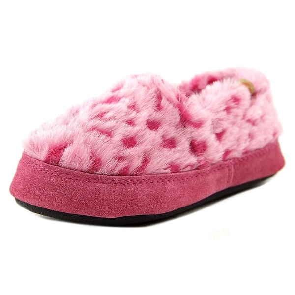 Acorn Kids Acorn Moc Youth Round Toe Synthetic Pink Slipper