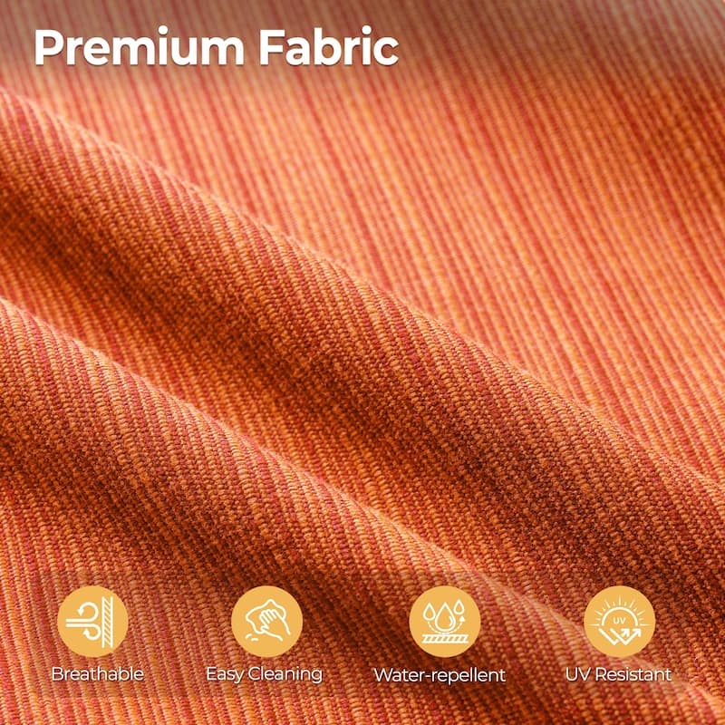 HOOOWOOO 8-piece Outdoor Wicker Patio Furniture Set with Coffee Table