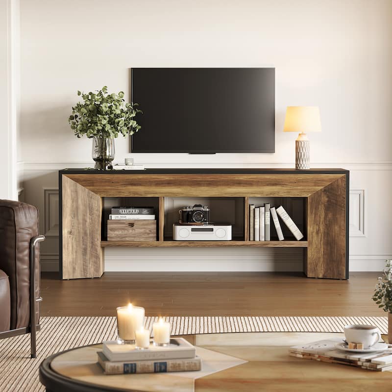  TV Stand with 3 Cubes Storage Organizer