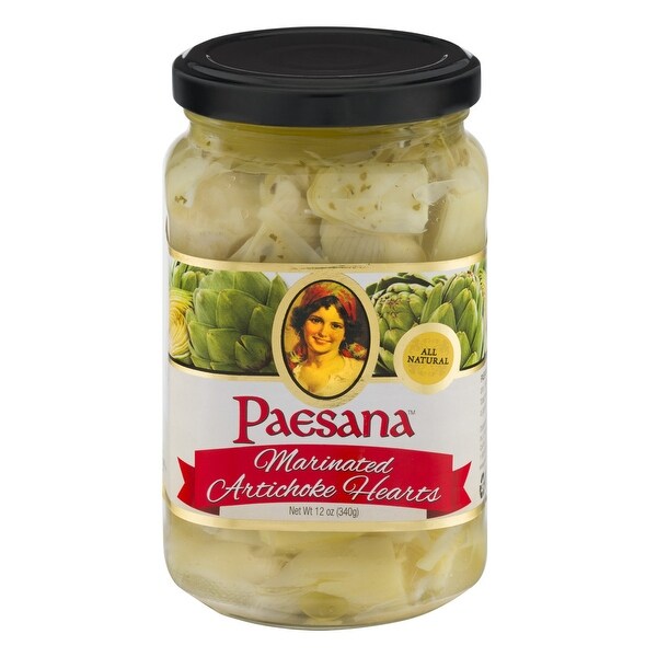 Paesana Artichoke Hearts - Marinated - Case of 6 - 12 oz.