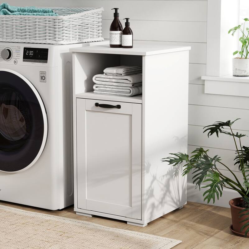 Laundry Cabinet, with 1 Removable Liner Bags