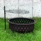 Shop Sunnydaze Height Adjustable Fire Pit Cooking Grate 24 ...