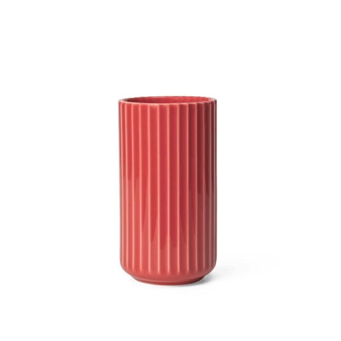 Lyngby Porcelæn Vase, Red