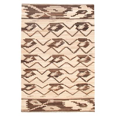 Sivas Beige Kilim 6'8" x 9'7" - 6'8 x 9'7