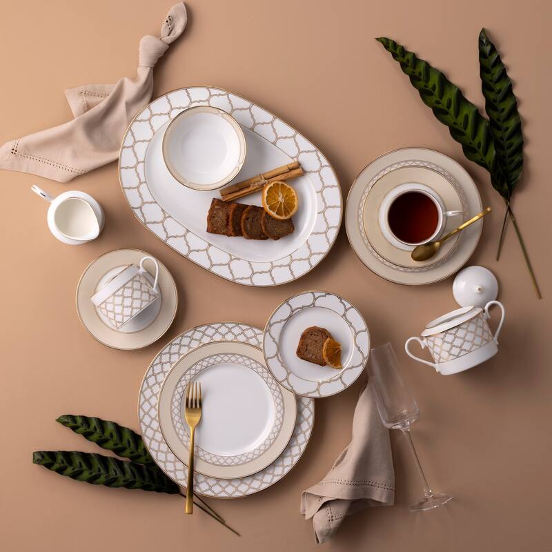 Noritake Eternal Palace Set Of 4 Tea Cups, 8 Oz.