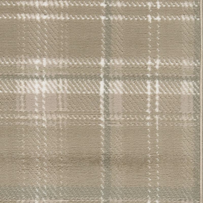 HomeRootsPlaid Cottage Runner Area Rug - 120' X '27' X '0.5