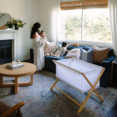 BreathableBaby Breathable Mesh Portable Sleeper, From Bedside to Travel