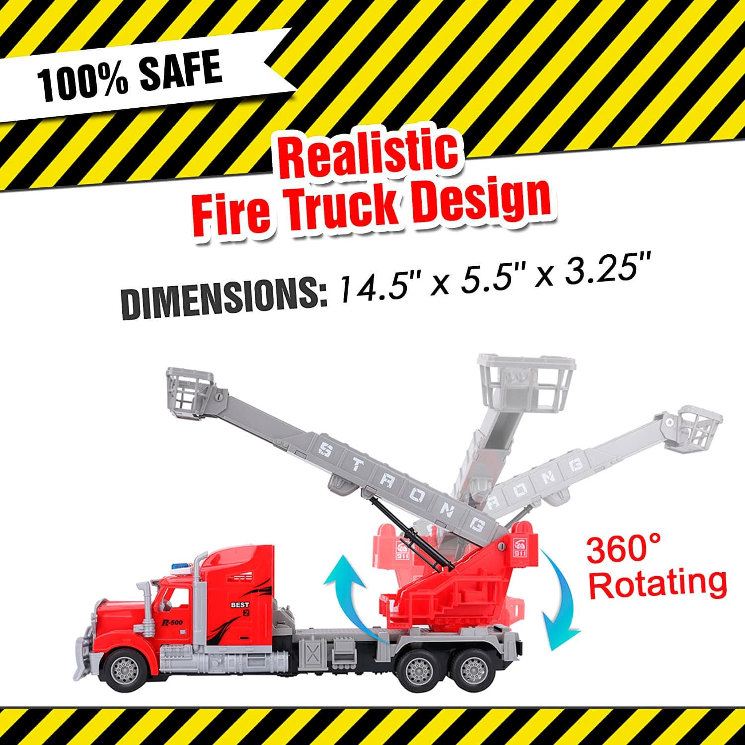 Red Remote Control Big Rig with Crane and Basket Bed Bath & Beyond