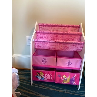 Disney princess book and toy organizer sale