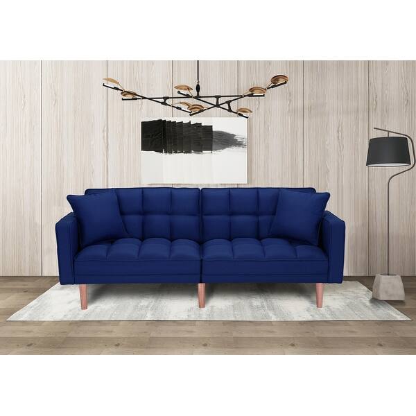 Sofa Bed Modern Tuft Futon Couch Convertible Loveseat Sleeper Reclining ...