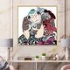 preview thumbnail 12 of 12, Designart "Japanese Tattoo Man" Bohemian & Eclectic Framed Canvas Wall Art Print