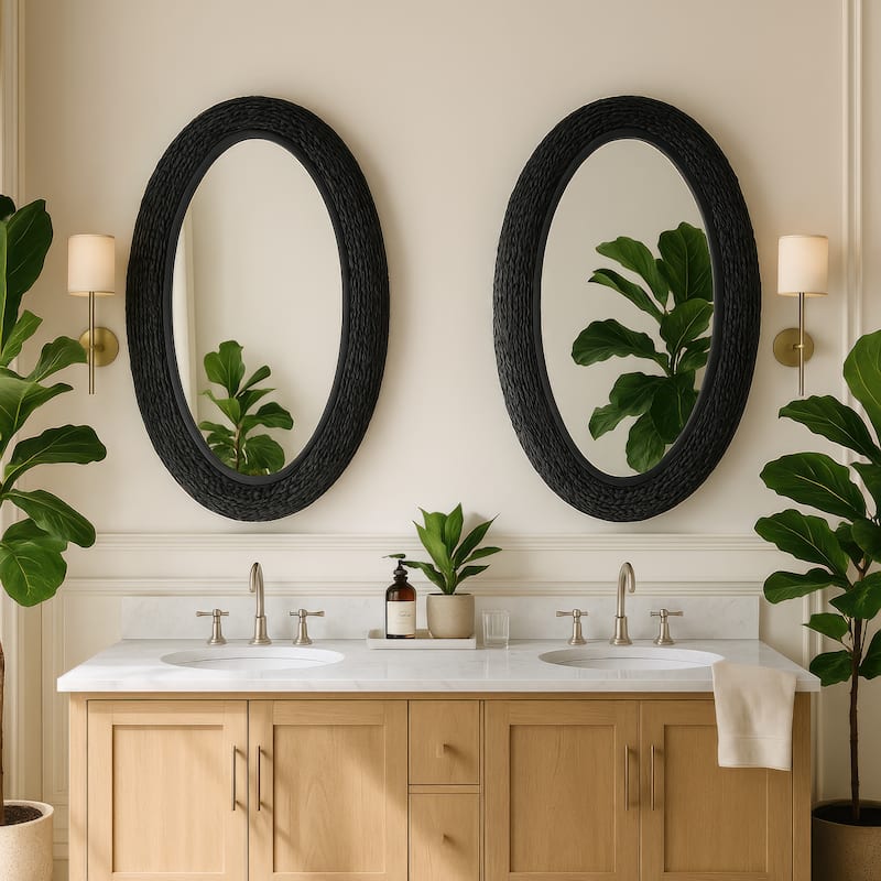 Varaluz Athena Oval Wall Mirror