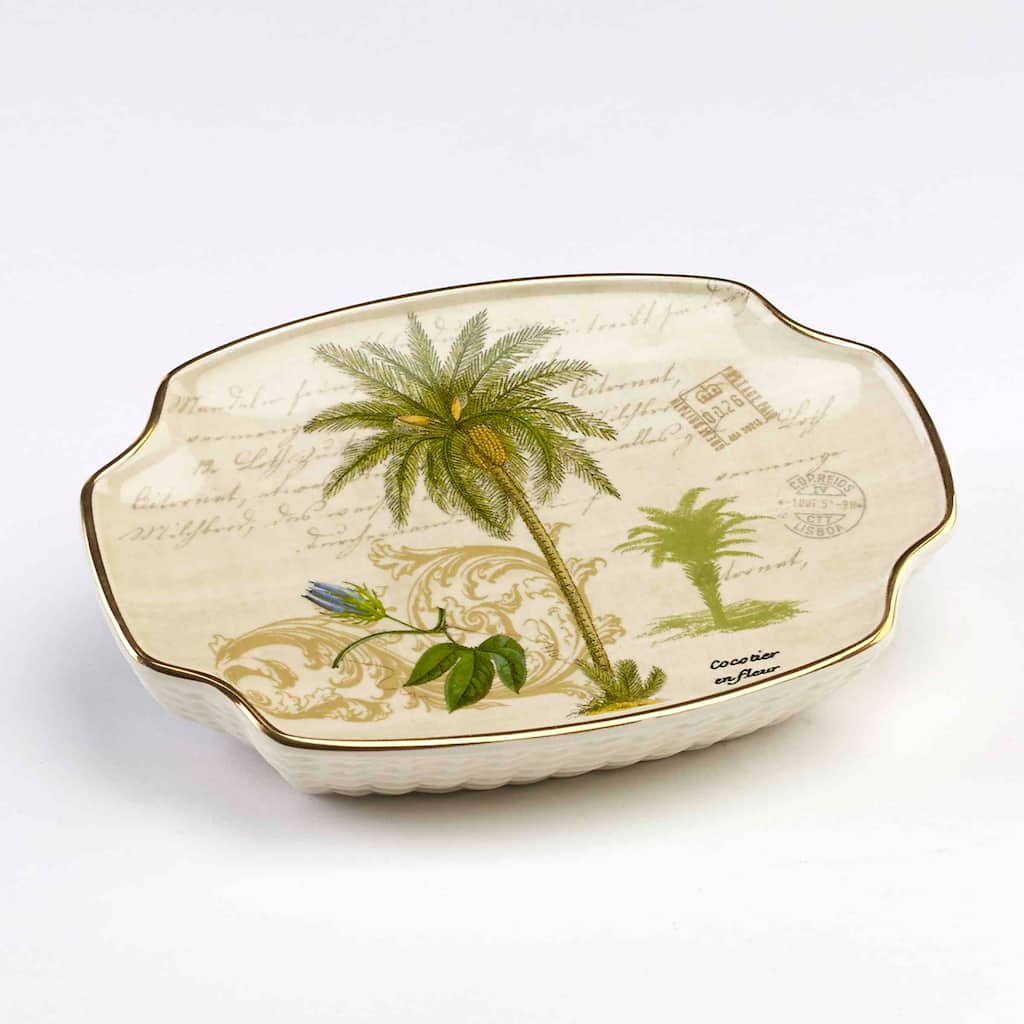 Avanti Linens Colony Palm Soap Dish - Ivory - Soap Dish
