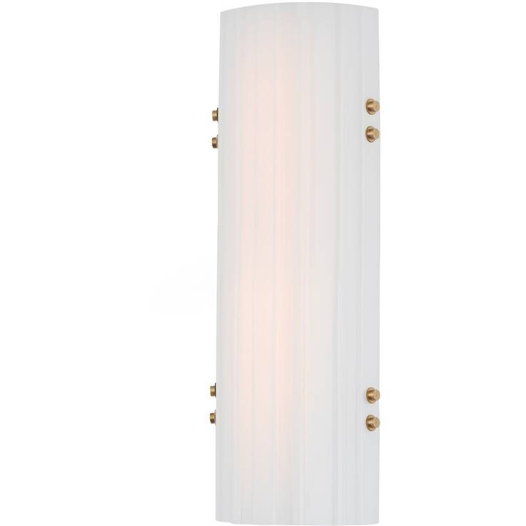 Studio M SM21362 Facets 18" Tall Bathroom Sconce - Natural Aged Brass