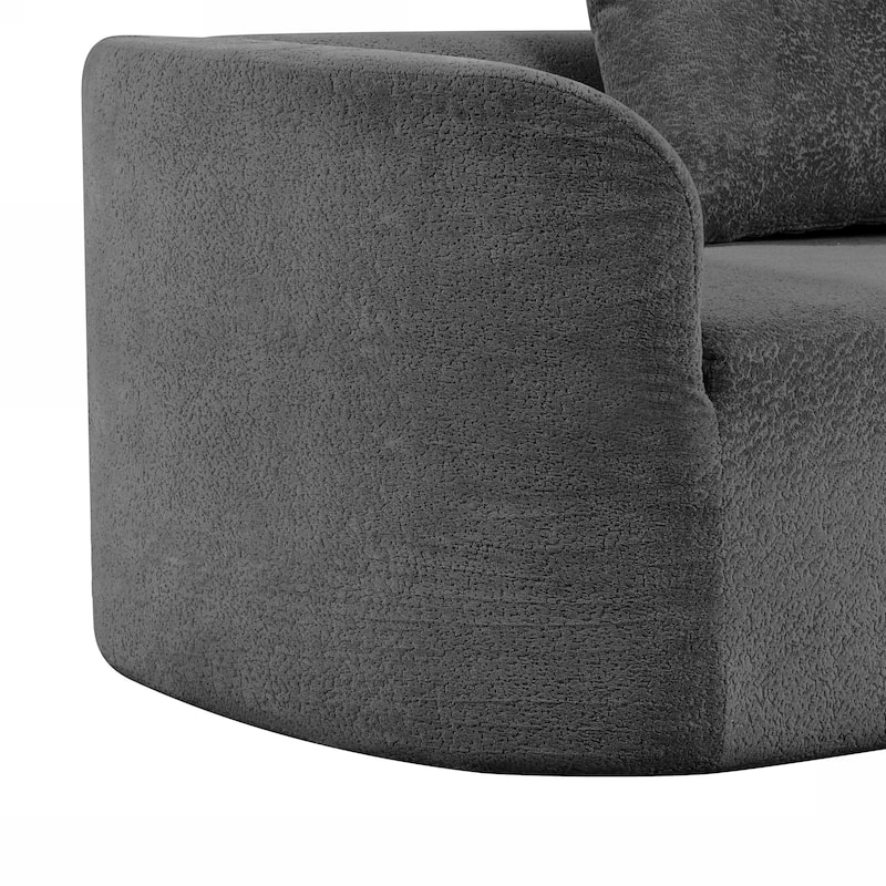 116Inch Curved Sectional Sofa,2 Piece Living Room Modular Couch Set